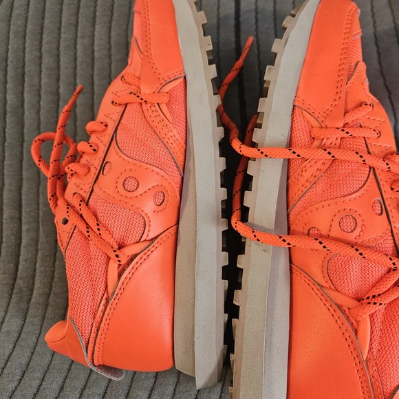 Saucony Women's Bright Orange Sneakers - Picture 9 of 9